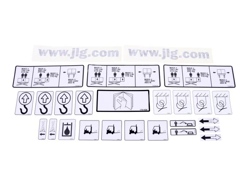 2902072 3246E2 Pictogram Decal Kit | JLG