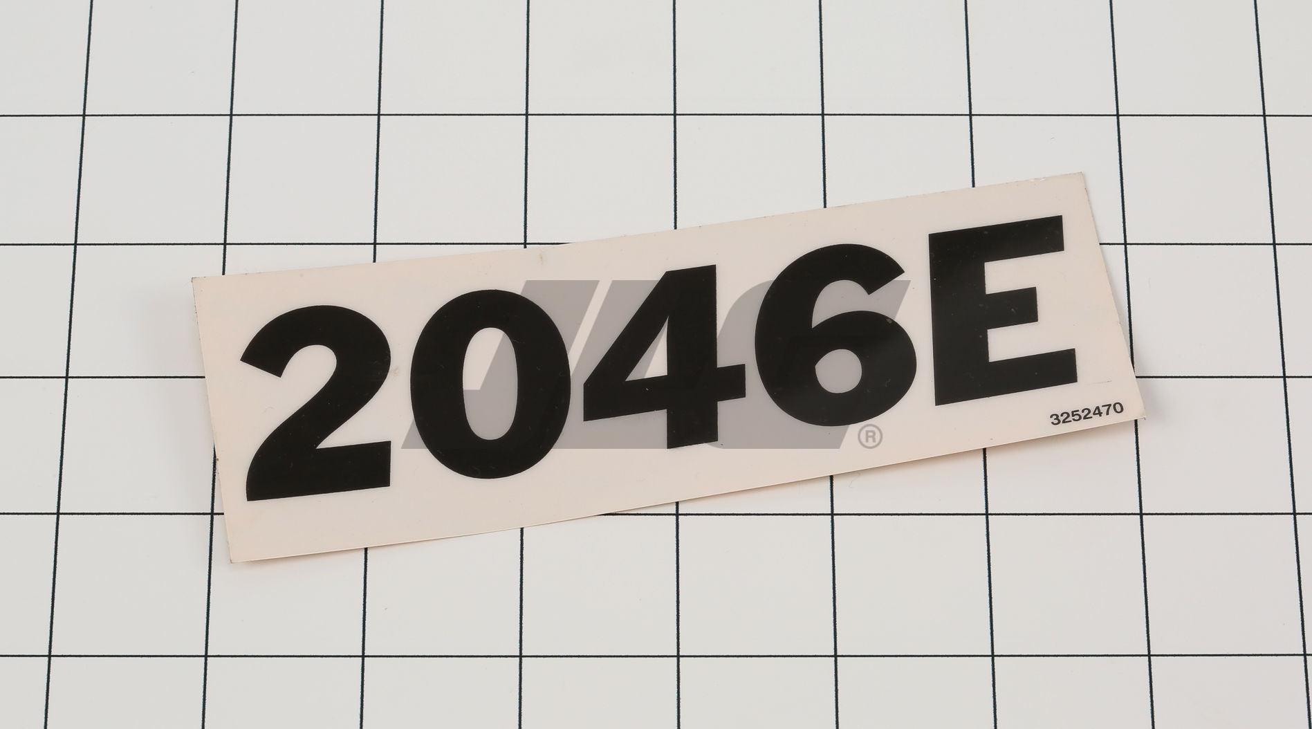 3252470 (2046) Nameplate | JLG