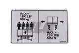 3252755 Nameplate, Cap (Fix Deck)C/D/L/B/J | JLG