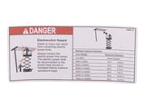 43696 Danger Elec Haz Gs | Genie