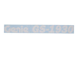 62054GT Decal, Genie Gs-1930 | Genie