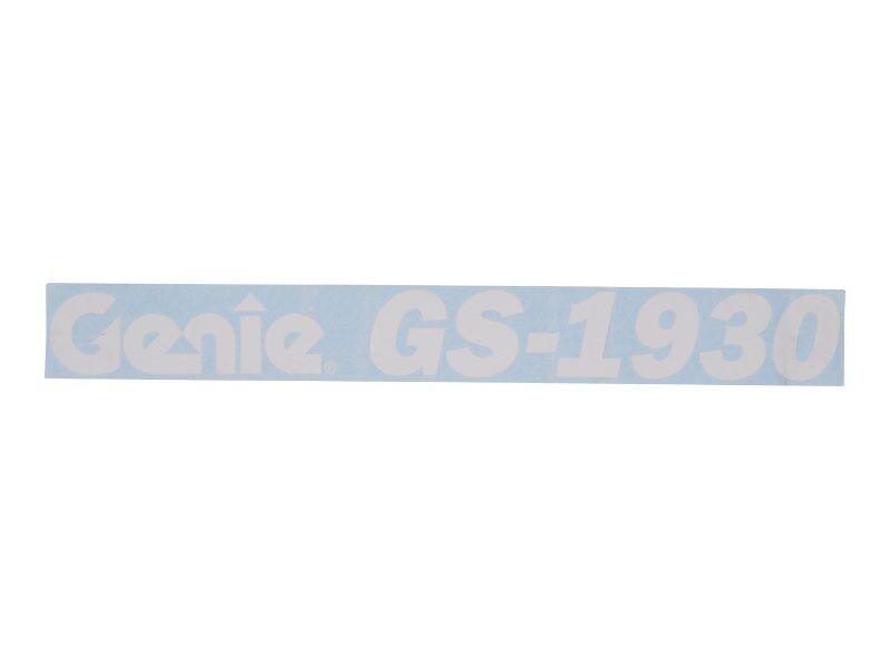 62054 Genie Gs-1930 Decal | Genie
