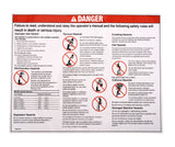 70040759 Decal, General Safety Runabout | JLG