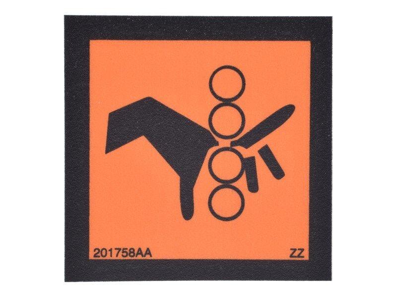 70041556 Pinching Hazard Decal | JLG