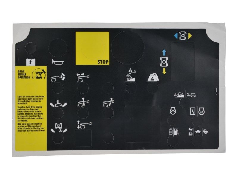 70044926 Ground Control Panel Decal | JLG