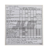 91083522 Decal - Ser Instr | JLG
