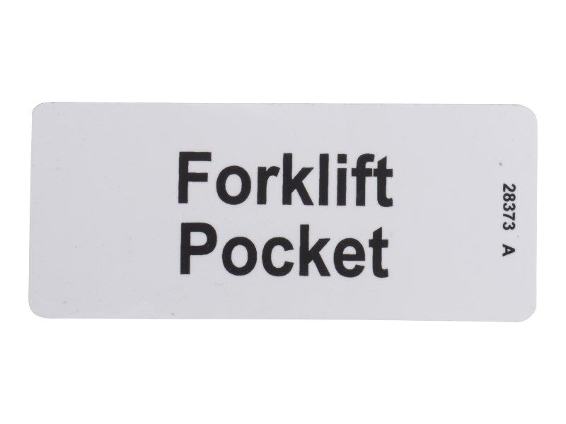 28373 Fork Lift Pocket Decal | Genie