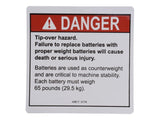 43617 Tip-Over Battery | Genie