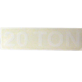 0202-0348 Decal-20 Ton | Genuine Haulotte