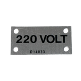 1460140330 220 V Label | Genuine Haulotte