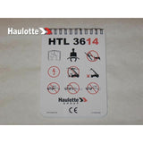 171P329700 Load Chart | Genuine Haulotte