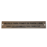 3078134510 Plate | Genuine Haulotte