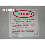 3078134530 Labels | Genuine Haulotte