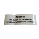 3078135050 Allemand Enlev Label | Genuine Haulotte