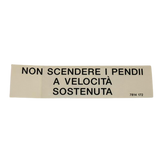 3078141720 Ne Pas Descendre Label | Genuine Haulotte