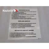 3078142300 Labels | Genuine Haulotte