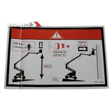 3078143900 Floor Height + Load Label | Genuine Haulotte