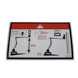 3078143910 Floor Height " Label | Genuine Haulotte
