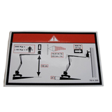 3078143960 Floor Height + Load Label | Genuine Haulotte