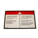 3078144530 Operation D'Ur Label | Genuine Haulotte