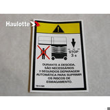 3078145850 Stop Time Label | Genuine Haulotte
