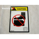3078147270 Do Not Stand Label | Genuine Haulotte