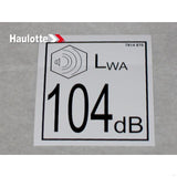 3078148700 Indication Label | Genuine Haulotte