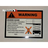 3078149020 Ne Pas Label | Genuine Haulotte