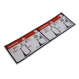 3078149330 Floor Height + Load Label | Genuine Haulotte