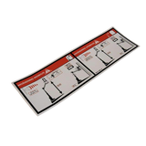3078149510 Floor Height + Load Label | Genuine Haulotte