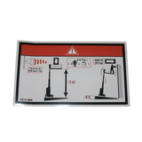 3078149980 Floor Height + Load Label | Genuine Haulotte