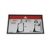 3078149990 Floor Height + Load Label | Genuine Haulotte