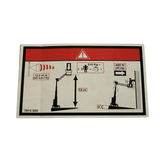3078150000 Floor Height + Load Label | Genuine Haulotte