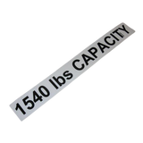 3078150070 1540 Lbs Capacity Label | Genuine Haulotte