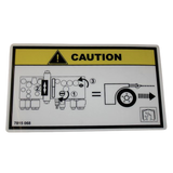 3078150680 Decal, Implementation Wheel | Genuine Haulotte
