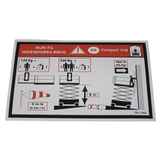 3078151000 Floor Height + Load Label | Genuine Haulotte