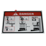3078151010 Floor Height + Load Label | Genuine Haulotte