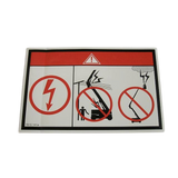 3078151410 Electrocution " Label | Genuine Haulotte