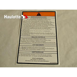 307P220850 Operating Instructions | Genuine Haulotte