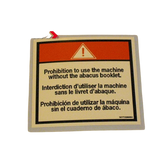 307P223840 Label | Genuine Haulotte