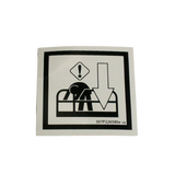 307P226580 Decal, Emergency Decent Instr. | Genuine Haulotte