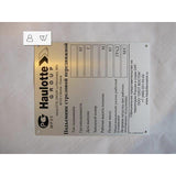 307P227820 Manufacturer Plate Russian | Genuine Haulotte