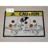 307P228660 Decal Battery Tray | Genuine Haulotte