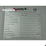 307P230120 Manufacturer Plate | Genuine Haulotte