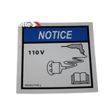 4000027590 Decal-Notice-Ac Power | Genuine Haulotte