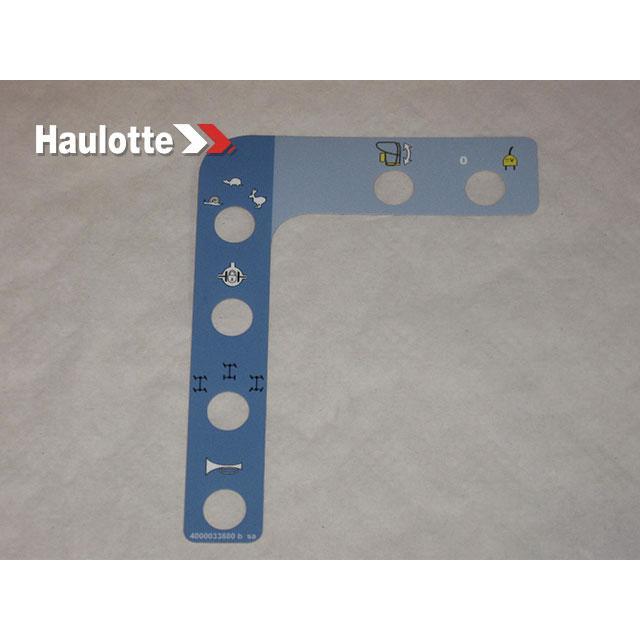 4000033880 Upper Control Box Decal | Genuine Haulotte