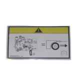 4000049230 Decal, Indication, Explanation Defreinage | Genuine Haulotte