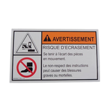 4000067700 Feet Injury Label | Genuine Haulotte