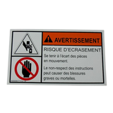 4000067710 Hand Injury Label | Genuine Haulotte