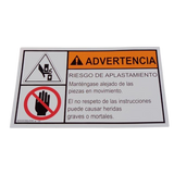 4000086490 Hand Injury Label | Genuine Haulotte